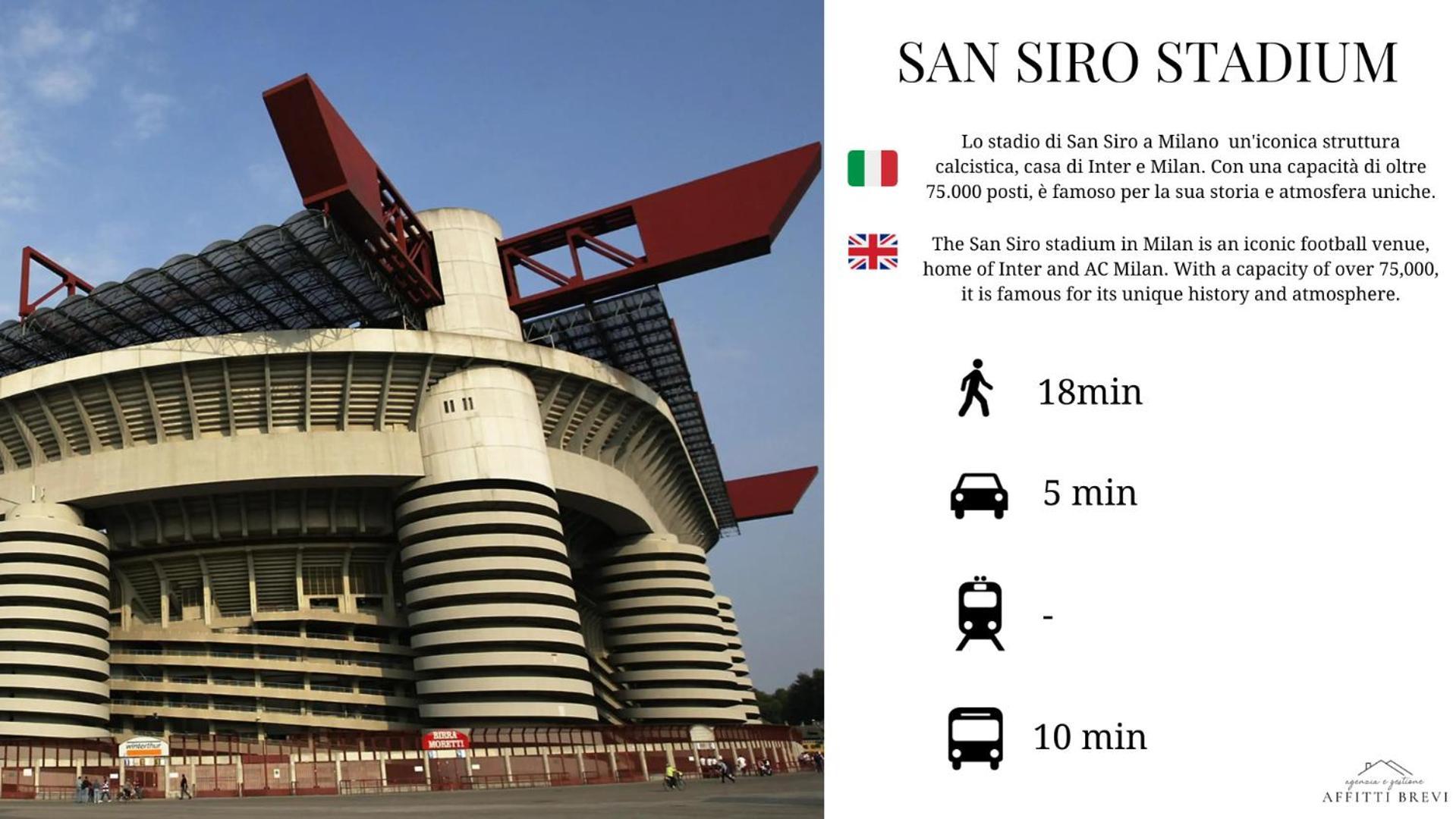 Sunny San Siro Stadio Apartment Milão Exterior foto